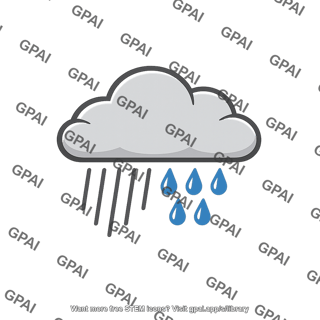 Rainfall with cloud