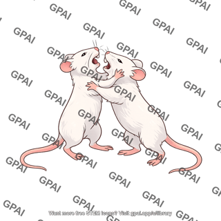 Fighting mice winning