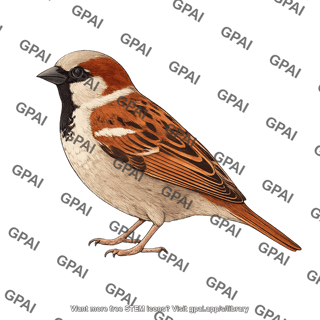 House sparrow passer domesticus male