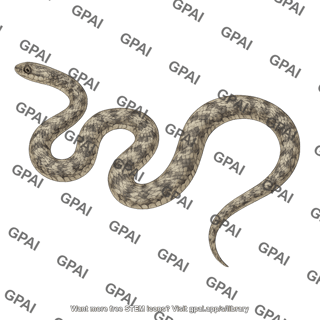 Dice snake natrix tesselata