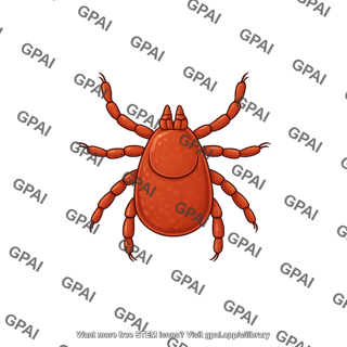 Asian longhorned tick haemaphysalis longicornis larva