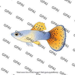 Guppy poecilia reticulata male