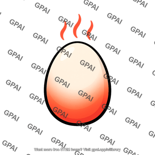 Egg overheated
