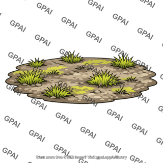 Sparse grassland patch