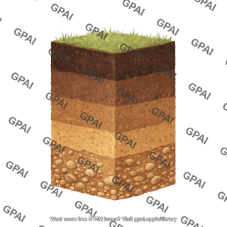 Soil profile grassland