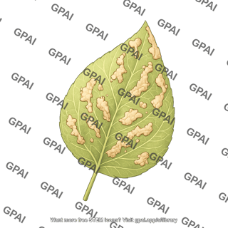 Leaf pathology cold injury