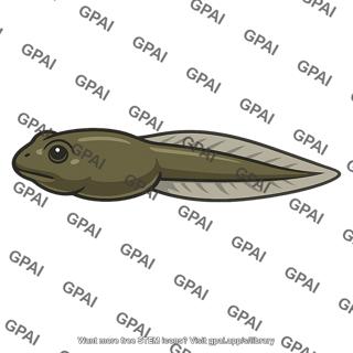 Bullfrog tadpole