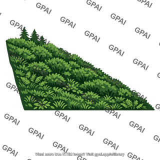 North facing slope moist