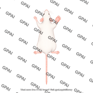 Rat swollen paw dorsal