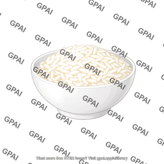 Rice in bowl