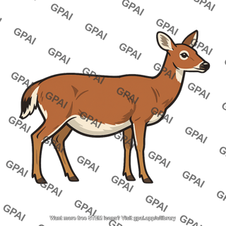 White tailed deer pregnant