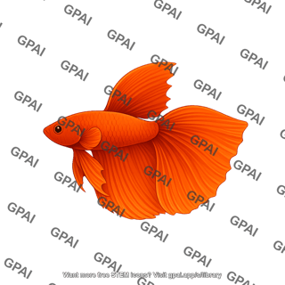 Siamese fighting fish veil tail betta
