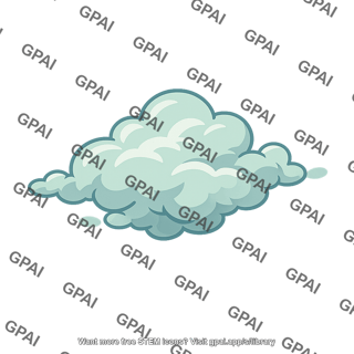 Stylized cloud