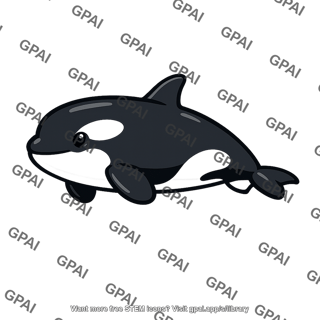 Killer whale calf