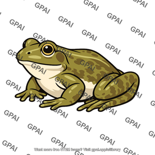 Adult frog large
