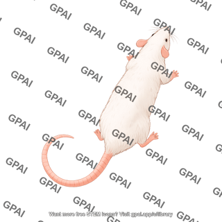 Rat walking dorsal curved tail