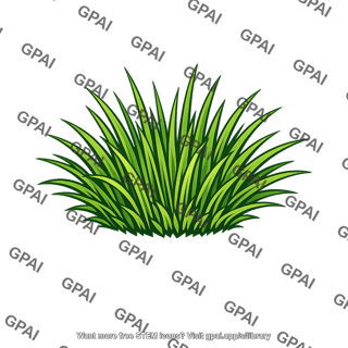 Pasture grass tuft