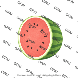 Watermelon half