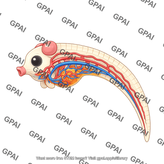 Zebrafish embryo protruding mouth vasculature
