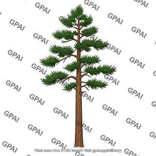 Pine tree irregular
