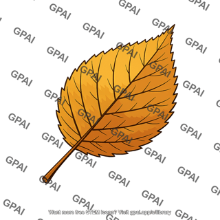 Fallen leaf newly