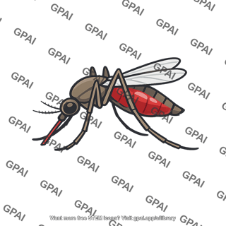Mosquito biting