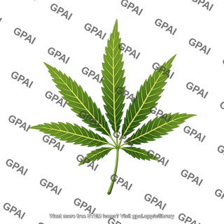 Cannabis leaf