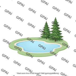 Lake with trees