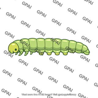 Green caterpillar
