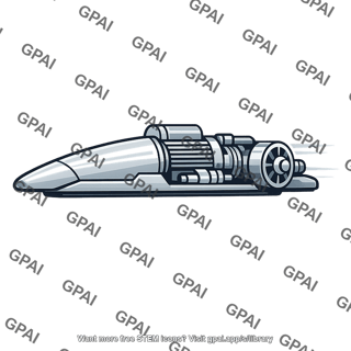 Streamlined futuristic vehicle
