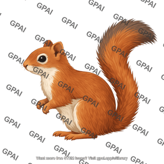 American red squirrel