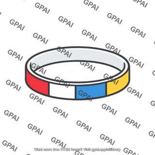 Plastic leg band colored
