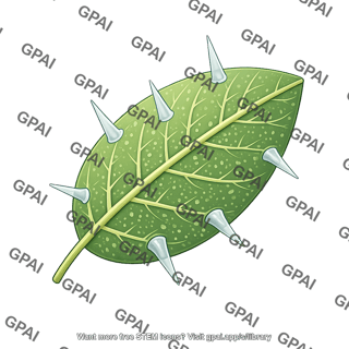 Leaf silica spines