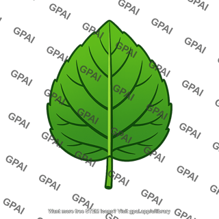 Green plant leaf