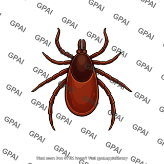 Deer tick ixodes scapularis male
