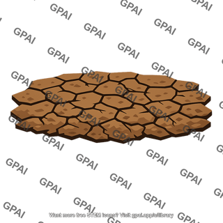 Dry soil
