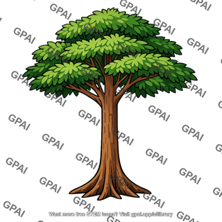 Tropical rain forest tree