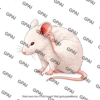 Mouse scratching ear infection