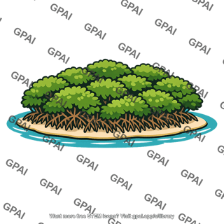 Mangrove island