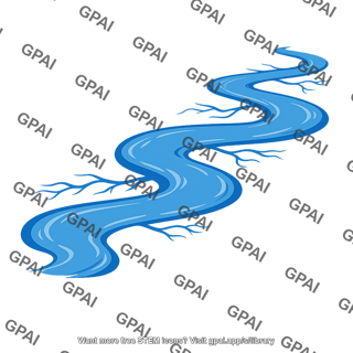 Winding river