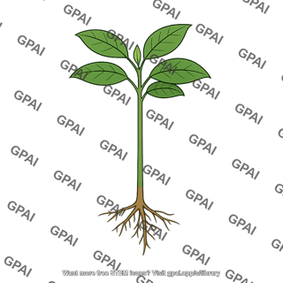 Tropical tree seedling