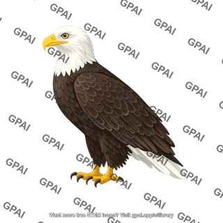 Bald eagle haliaeetus leucocephalus