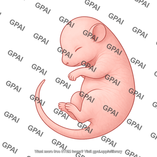 Mouse pup newborn