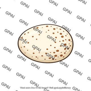 Bird egg speckled