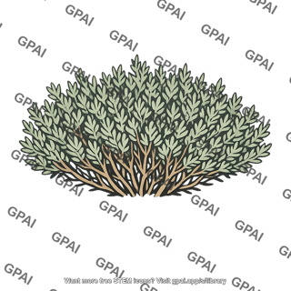 Sagebrush shrub