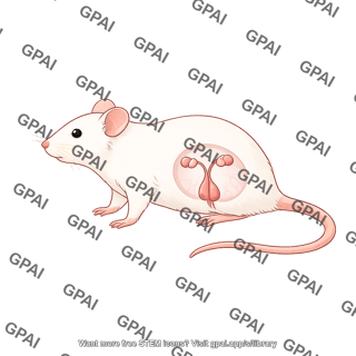 Mouse lateral 1 with uterus