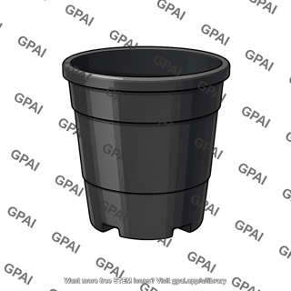 Plant pot plastic