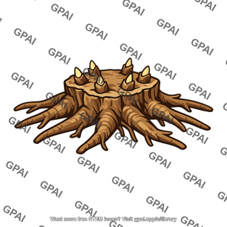 Plant root crown