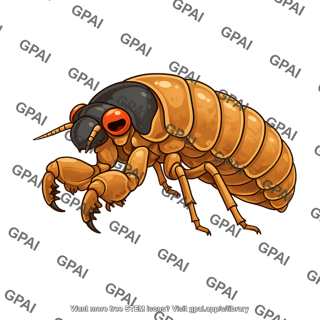 Periodical cicada magicicada septendecim nymph stage 1 260