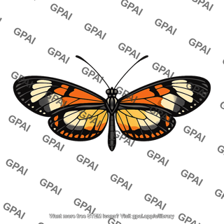 Melinaea ludovica butterfly
